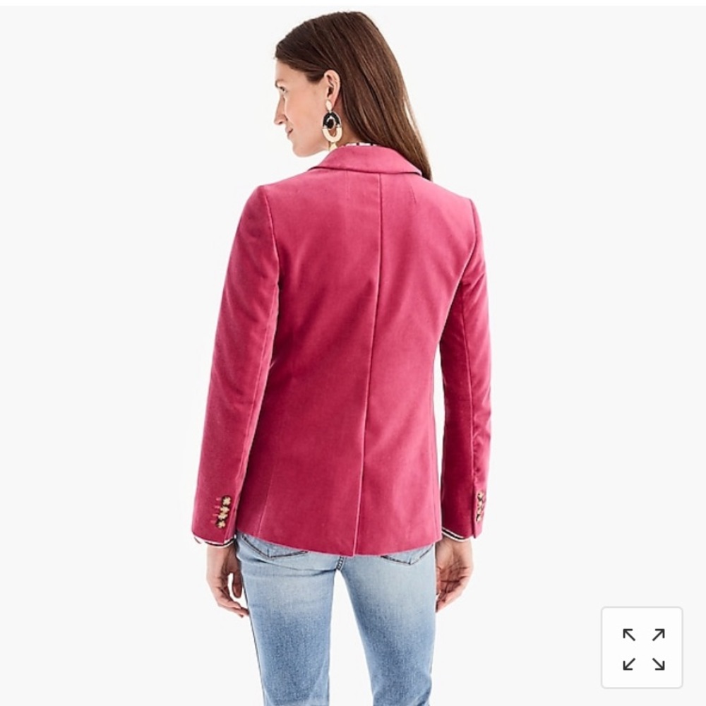 SOLD Parka Blazer in Velvet Dried Rose NWT rose🌹 - Picture 8 of 8